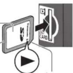 PANASONIC TX-P42S31B - To insert the SD Card To remove the SD |Card - 1