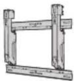 PANASONIC TX-P42S31B - Wall-hanging bracket - 1
