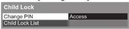 PANASONIC TX-P42S31B - Select [Change PIN] 2. Enter a new PIN number twice - 1