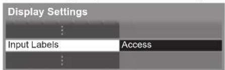 PANASONIC TX-P42S31B - Select [Input Labels] - 1