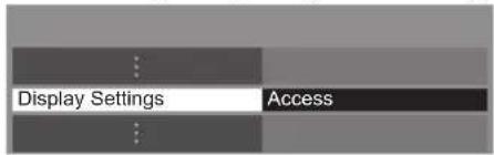 PANASONIC TX-P42S31B - Select [Display Settings] - 1