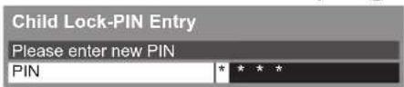 PANASONIC TX-P42S31B - Enter the PIN number (4 digits) - 1