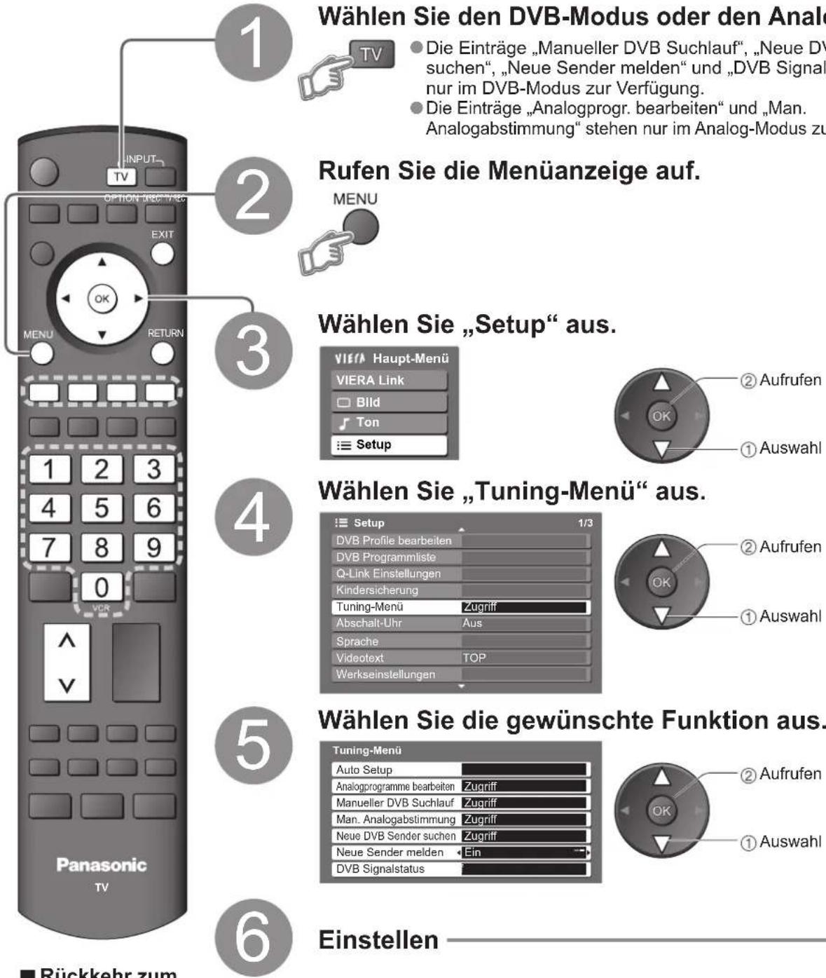 PANASONIC TH-D42PT74EA - Weiterführende Sendereinstellungen - 1