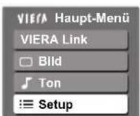 PANASONIC TH-D42PN73EA - Wählen Sie „Setup“ aus. - 1