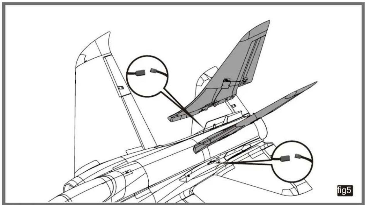 FMS Super Scorpion - Vertical Stabilizer Installation: - 1