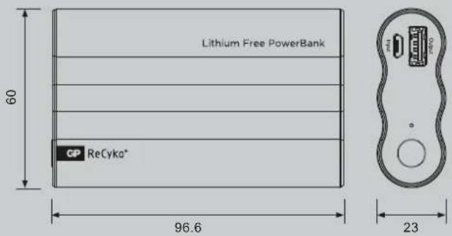 GP BATTERIES Portable PowerBank 4H03 - Application: - 2