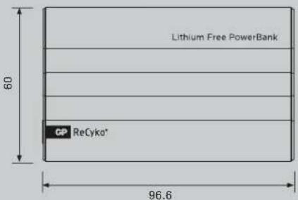 GP BATTERIES Portable PowerBank 4H03 - 2