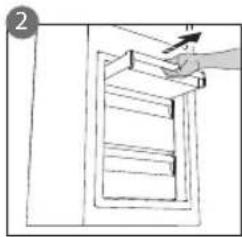 BAUKNECHT KGIE 3260 A++ - REINIGUNGSVORGANG FÜR DAS STOP-FROST-ZUBEHÖRTEIL - 2