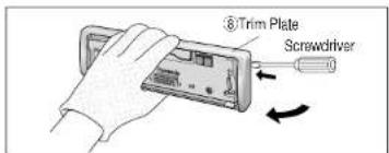 PANASONIC CQ-RG133W - To Remove the Unit - 3