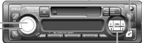 PANASONIC CQ-RG133W - (Bass/Treble/Balance/Fader) - 4
