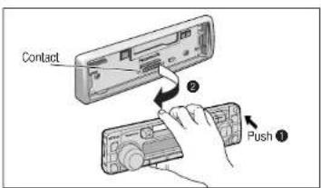 PANASONIC CQ-RG133W - To Remove the Unit - 2