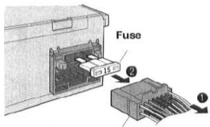 PANASONIC CQ-RDP101 - Cautions: - 1