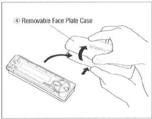 PANASONIC CQ-RDP101 - Place Removable Face Plate into Case - 1