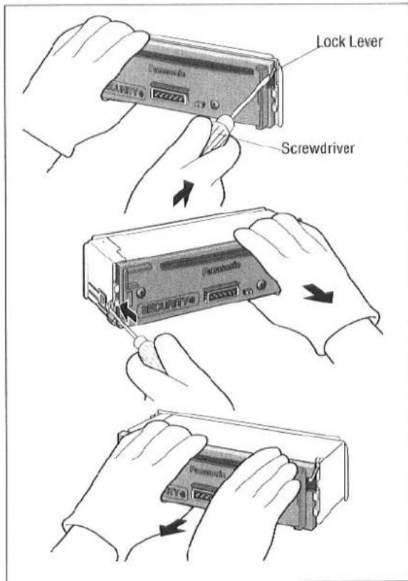 PANASONIC CQ-RDP101 - To Remove the Unit - 4