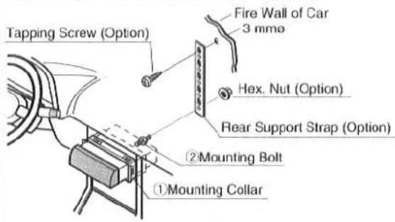 PANASONIC CQ-RDP101 - Secure the rear of the unit. - 9