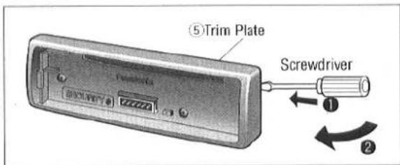 PANASONIC CQ-RDP101 - To Remove the Unit - 3