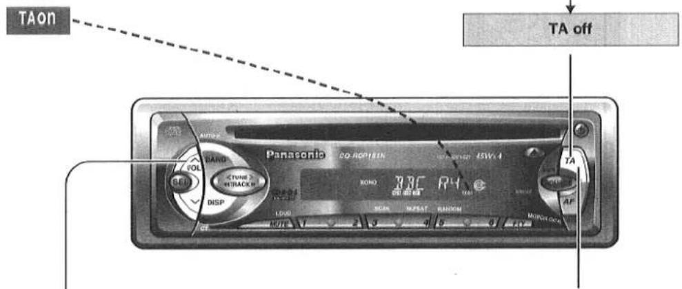PANASONIC CQ-RDP101 - TA Mode - 1