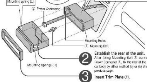 PANASONIC CQ-R223 - Installation (Continued) - 4