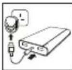 GP BATTERIES Portable PowerBank B20A - Recharging the PowerBank - 2