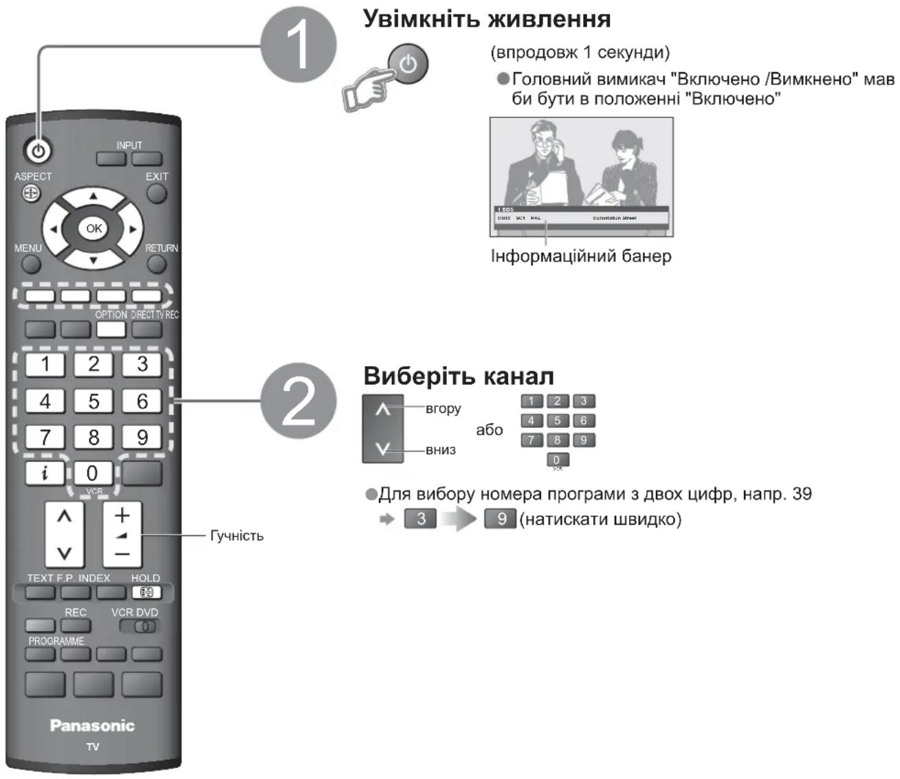 PANASONIC Viera TX-R32LX70 - Перегляд телевізійних програм - 1