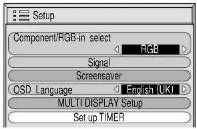 PANASONIC TH-42PWD5BX - Set up TIMER - 4