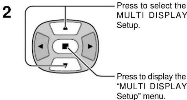 PANASONIC TH-42PWD5BX - How to Setup MULTI DISPLAY - 2