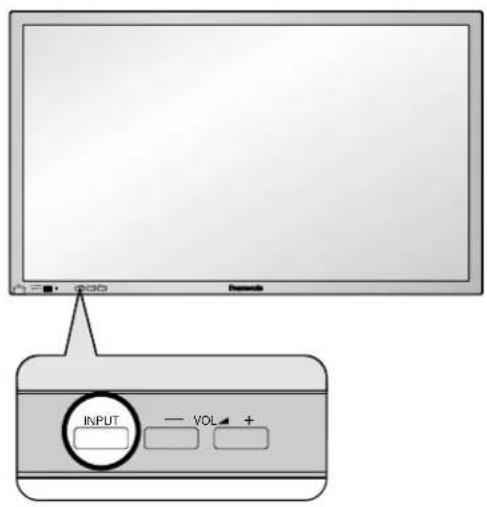 PANASONIC TH-42PWD5BX - Select the input signal - 1
