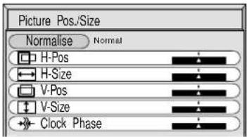 PANASONIC TH-42PWD5BX - Adjusting screen - 4
