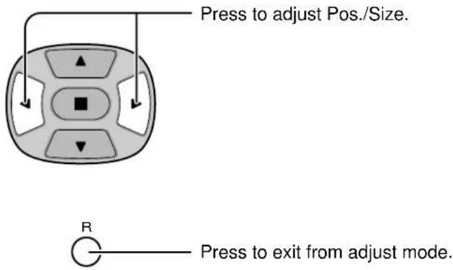 PANASONIC TH-42PWD5BX - Adjusting screen - 5