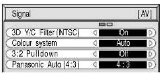 PANASONIC TH-42PWD5BX - On-Screen Menu Display from Remote Control - 3