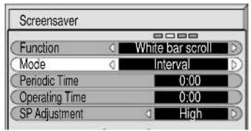 PANASONIC TH-42PWD5BX - Setup of Screensaver Time - 3
