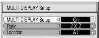PANASONIC TH-42PWD5BX - How to Setup MULTI DISPLAY - 5