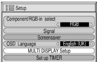 PANASONIC TH-42PWD5BX - How to Setup MULTI DISPLAY - 3