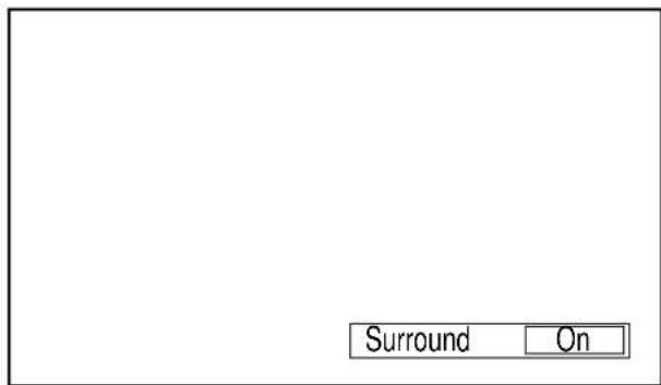 PANASONIC TH-42PWD5BX - SURROUND Button - 1