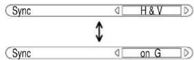 PANASONIC TH-42PWD5BX - Setting PC sync signal: - 1