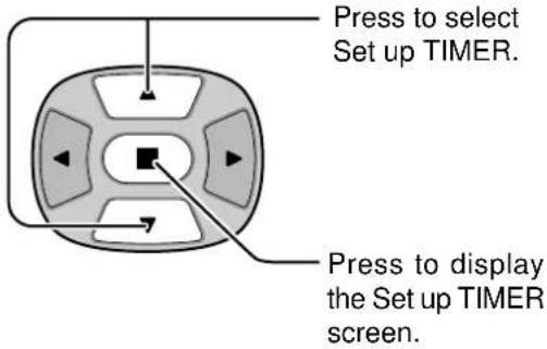 PANASONIC TH-42PWD5BX - Set up TIMER - 3