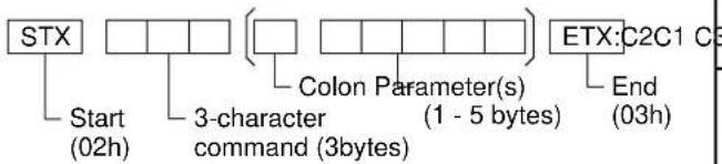 PANASONIC TH-42PWD5BX - Basic format for control data - 1