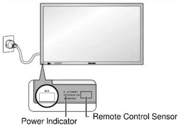 PANASONIC TH-42PWD5BX - Power On/Off - 1