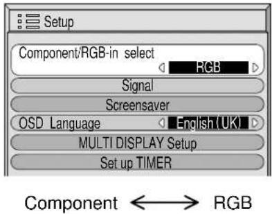 PANASONIC TH-42PWD5BX - Component/RGB-in Select - 4