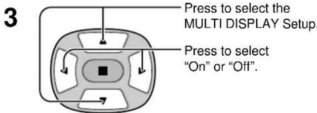 PANASONIC TH-42PWD5BX - How to Setup MULTI DISPLAY - 4