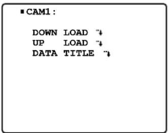 PANASONIC WV-CU161 - Datentitel (DATA TITLE) - 1