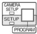 PANASONIC WV-CU161 - CAMERA SETUP/SETUP/PROGRAM-Taste: - 1