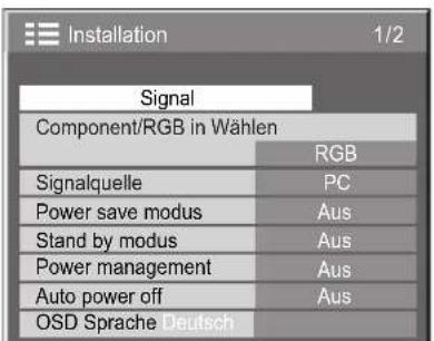 PANASONIC TH-103PF10EK - Wenn das Bild instabil wird: - 1