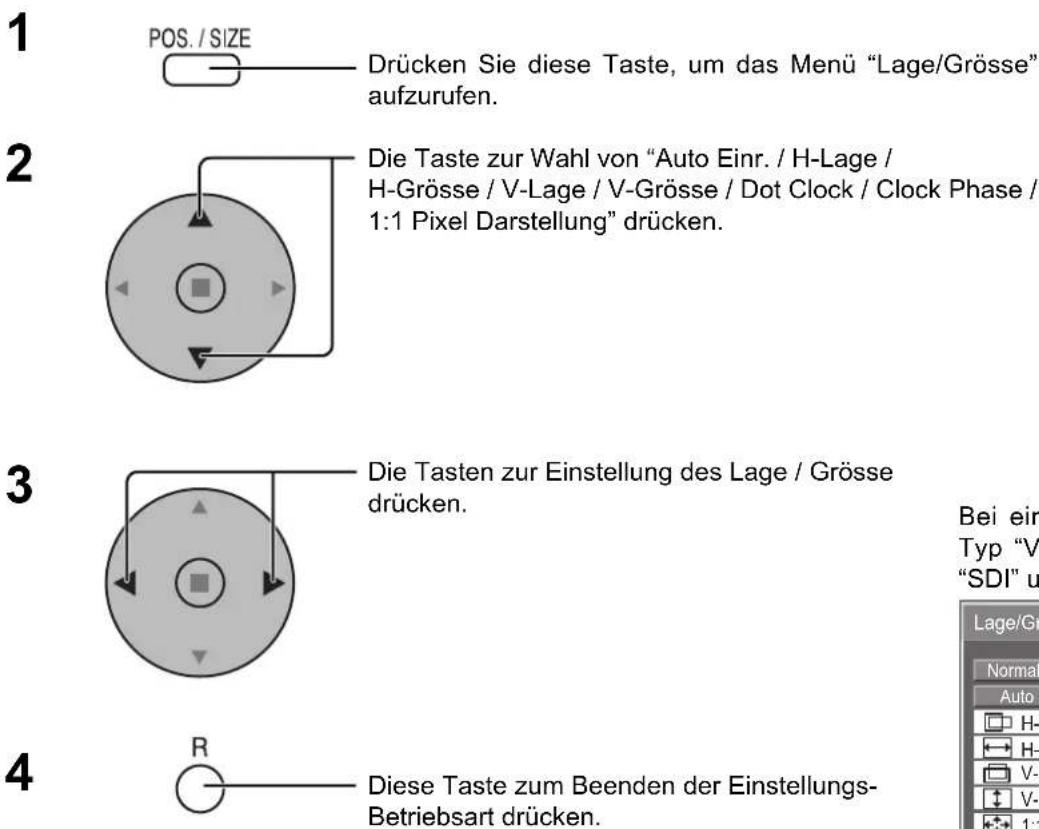 PANASONIC TH-103PF10EK - Lage / Grösse anpassen - 1