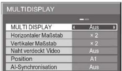 PANASONIC TH-103PF10EK - Vorgehen zur Einstellung für MULTIDISPLAY - 6