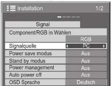 PANASONIC TH-103PF10EK - Ändern der Eingangssignalquellen - 2