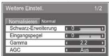 PANASONIC TH-103PF10EK - Menü-Anzeige auf dem Bildschirm - 5