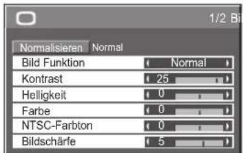 PANASONIC TH-103PF10EK - Menü-Anzeige auf dem Bildschirm - 1