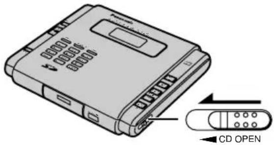 PANASONIC SV-SR100 - Inserting CDs and SD cards - 1