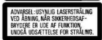 PANASONIC SV-SR100 - VAROITUS! - 2